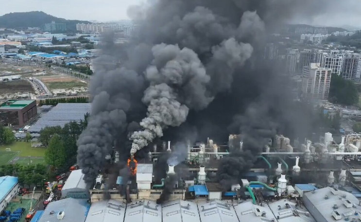 <b>금호타이어</b> 광주 공장 대형 <b>화재</b> 소방청 국가소방동원령 발령... 