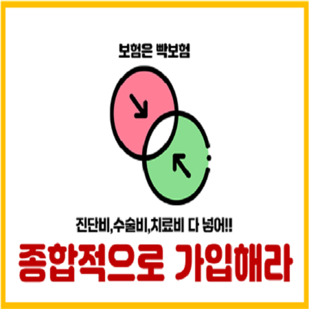  종합보험 진단비,치료비,수술비 조합방법