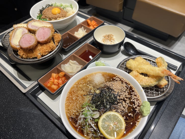  동탄롯데백화점맛집, 덴키카츠 마제소바 돈카츠