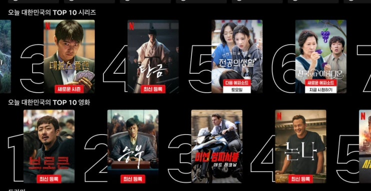  내일도 집콕 예정? 넷플릭스 추천 TOP3 (찐 몰입 보장)