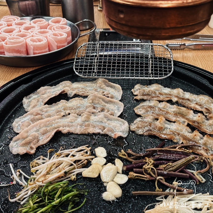  야당 삼겹살 주문 즉시 썰어주는 대패삼겹 전문점 대패마켙 야당점