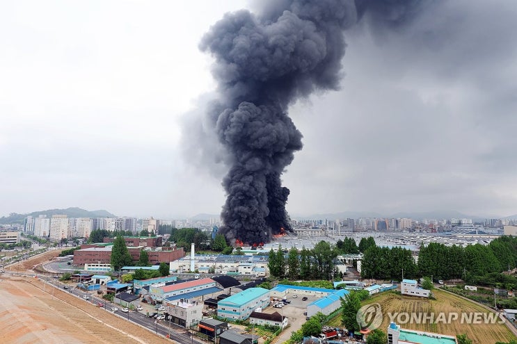 금호타이어 <b>광주공장</b> 대형 <b>화재</b>, 진화 현황, 원인, 피해 70% 전소