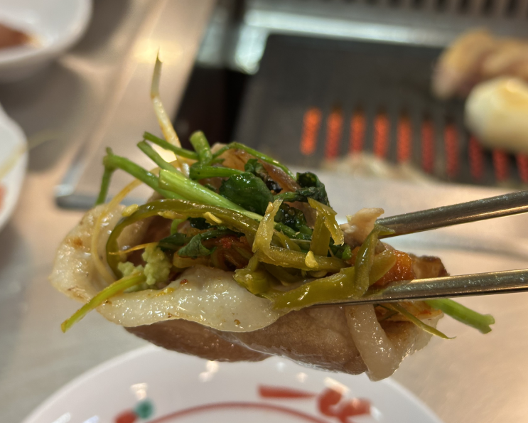  강남역 삼겹살 맛집 고기에 쌈 싸먹는 집 | 교대이층집 강남CGV점