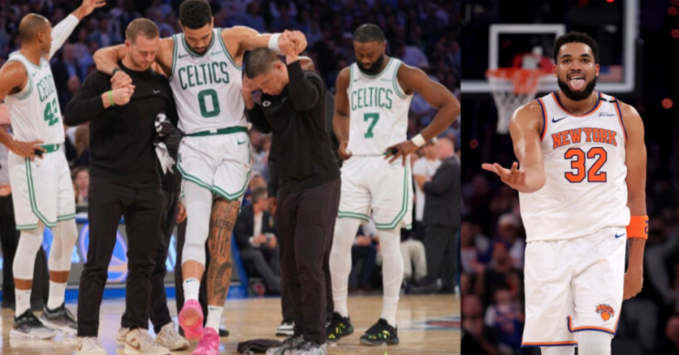 NBA <b>뉴욕 닉스</b>, ‘제이슨 테이텀 빠진’ <b>보스턴</b> 꺾었다!... 