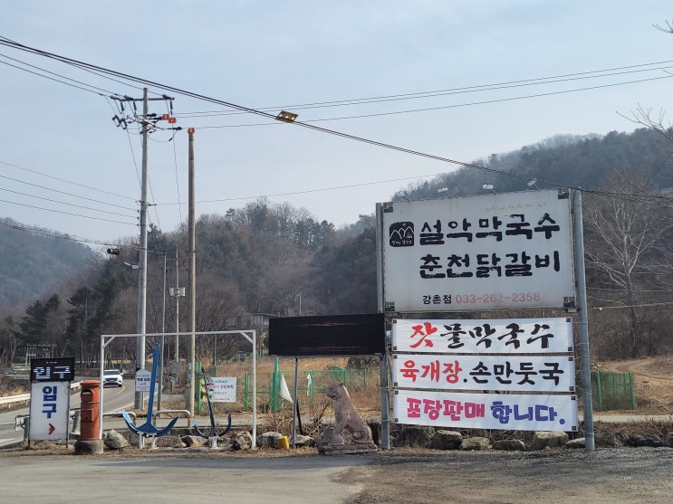  [강원 가평 맛집] 설악막국수 춘천닭갈비 (강촌점) - 구수한 잣 물막국수