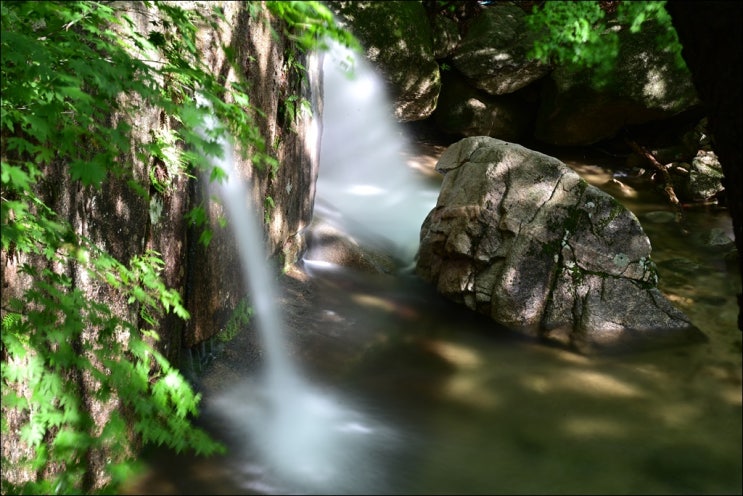  수락산 계곡 트레킹(청학문화공원~옥류폭포~은류폭포~금류폭포, 청학문화공원 주차)