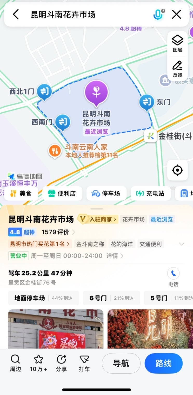  쿤밍 가볼만한 곳 3A 여행지 더우난화훼시장 [昆明斗南花卉市场]