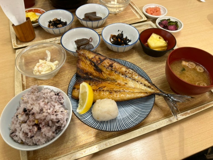  오사카 난바시티 일본 가정식 전문점 사치후쿠야 さち福や