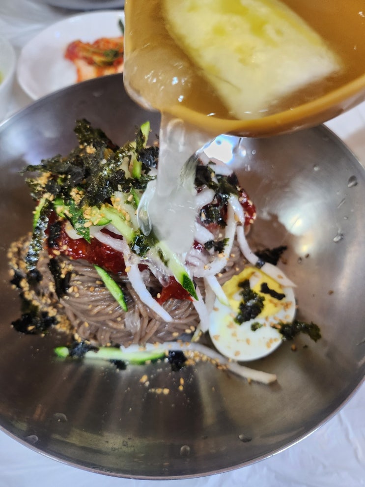  강원도 고성 현지인 막국수 맛집 봉평메밀막국수냉면