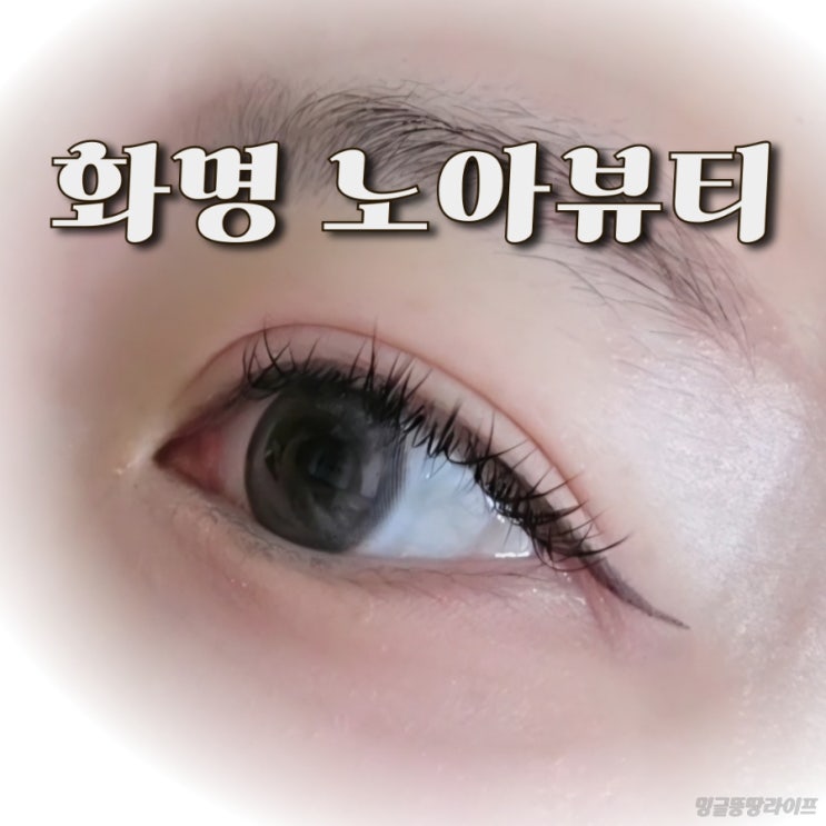  화명동속눈썹펌 연장 노아뷰티, 지속력 좋은 속눈썹 연장