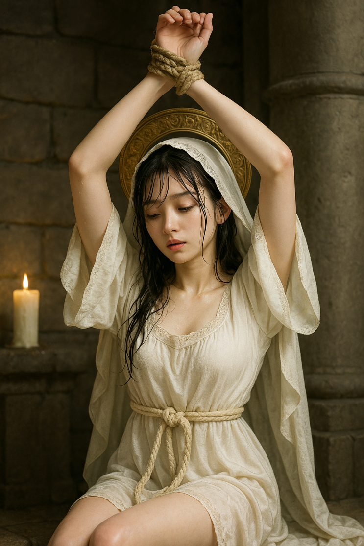  봉인된 성녀 일러스트