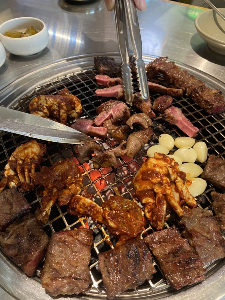 평일런치 식사 가능한 고기집 청기와타운 마포점 용강동점심 마포역갈비 수원왕갈비 토장찌개 메뉴추천