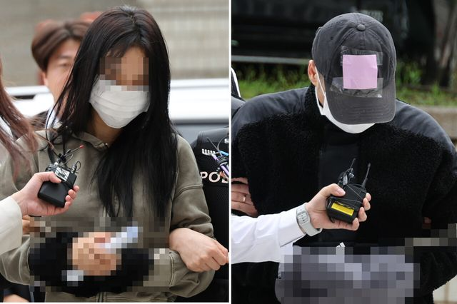  "손흥민에 '임신 협박' 남녀 구속 기로" 취재진에 '묵묵부답'