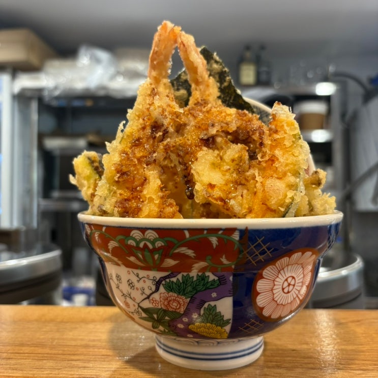  하나하나 정성 가득, 혼밥하기 좋은 텐동 찐맛집ㅣ수서 모모텐동