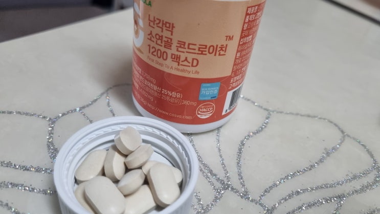  장모님의 활기찬 일상을 응원하며, 코스보 난각막 소연골 콘드로이친 1200 맥스D 선물 후기