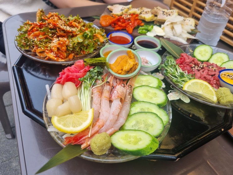  [신중동맛집] 40종이 넘는 다양한 술과 고퀄 한식 안주를 만날 수 있는 신중동술집인 선주가의 모둠 한상 리뷰.
