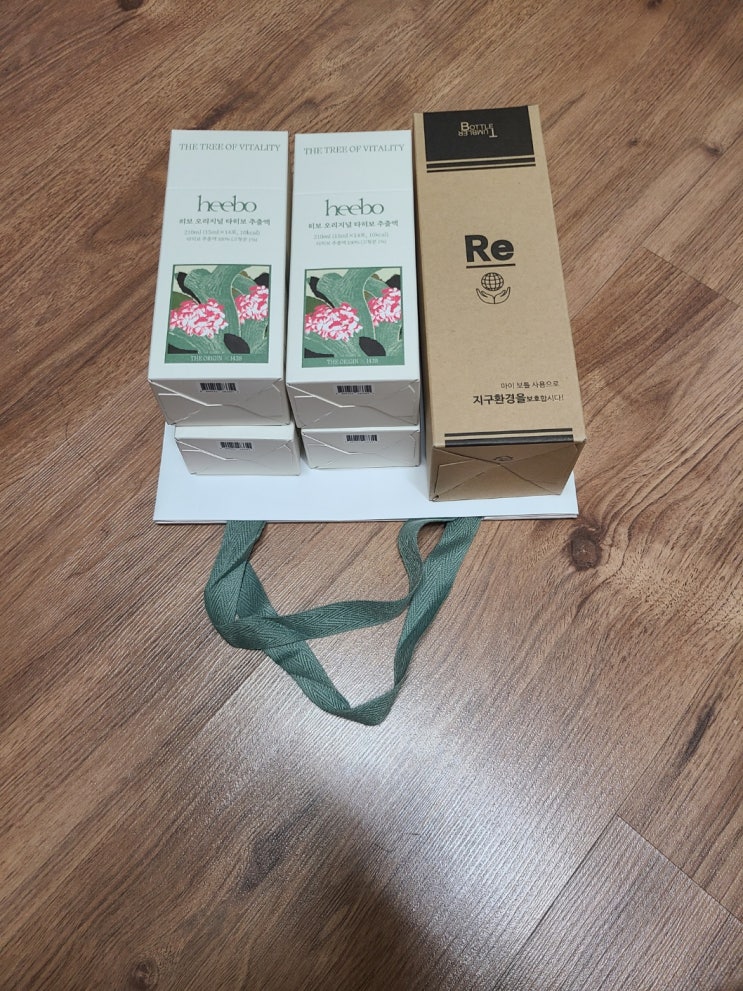  저속노화 위한 타히보차, 히보 '느림보티' 솔직 후기