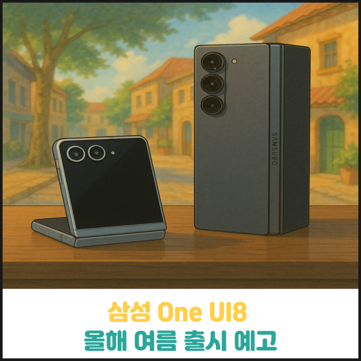삼성 One UI8 올해 여름 출시 예고 삼성 One UI8 올해 여름 출시 예고