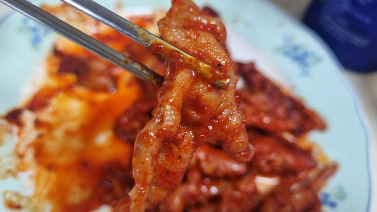  바쁜 하루의 스트레스, 낭만이야 직화 불 무뼈 튤립닭발로 화끈하게 날려버린 후기