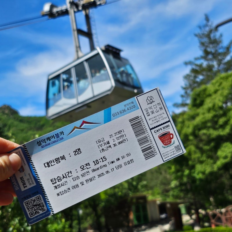 雪嶽山纜車使用方法/停車場小撇步指南 束草旅遊必經路線