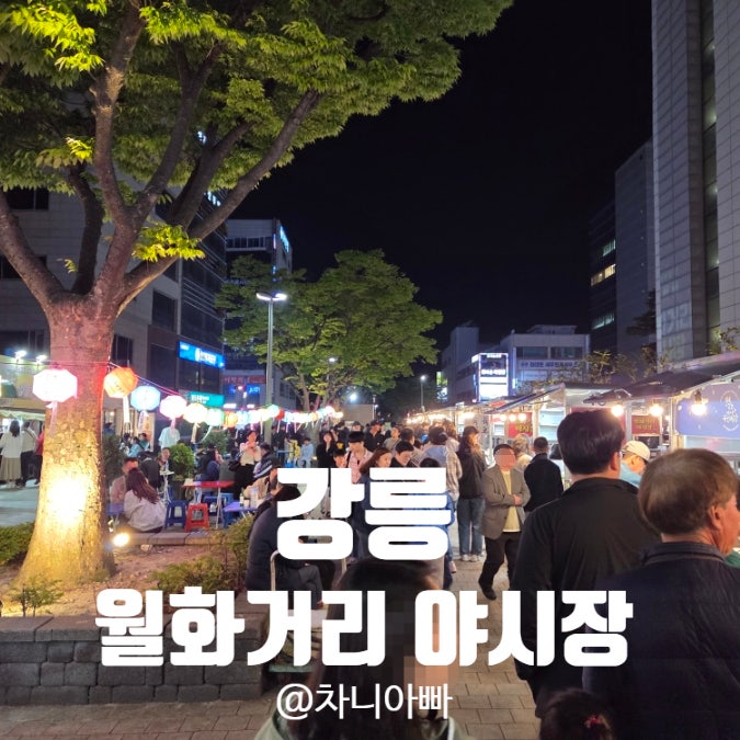  강릉 필수 방문코스 월화거리 야시장 후기