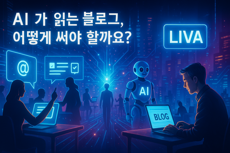  AI가 읽는 블로그, 어떻게 써야 할까요?