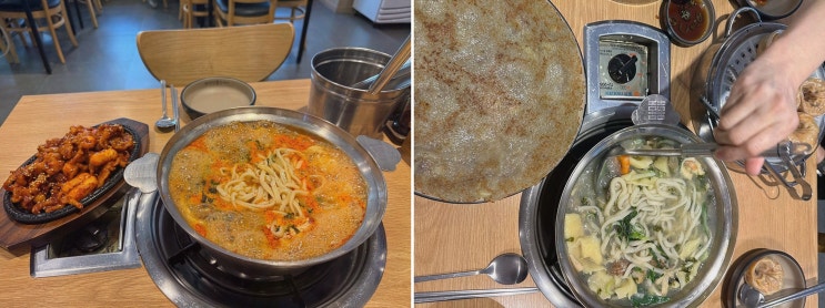  접근성 좋은 서현역칼국수, 팔당원조칼제비 서현점