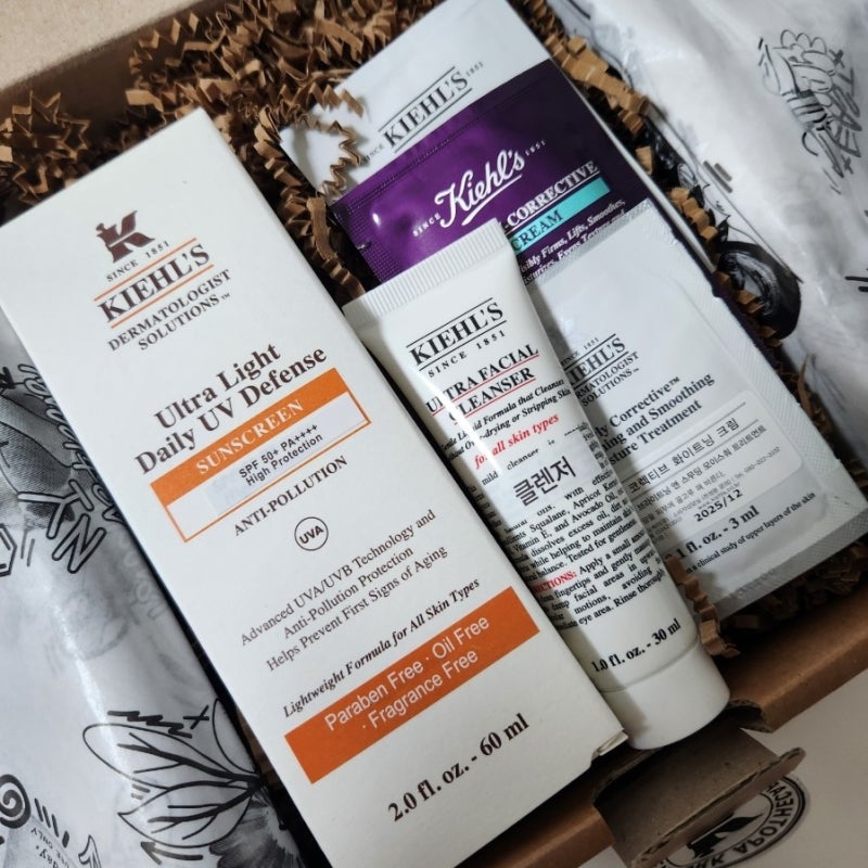 [Kiehl's] 키엘 주황색 선크림 울트라 라이트 데일리 유브이 내돈내산 솔직후기 (건성 산뜻)