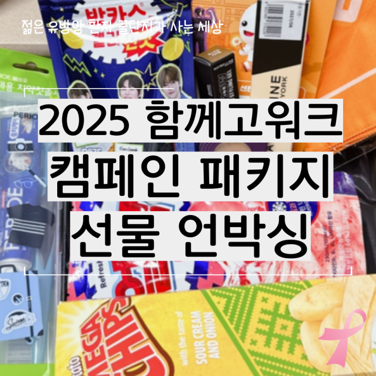  함께고워크 2025 캠페인 패키지 선물 언박싱 후기