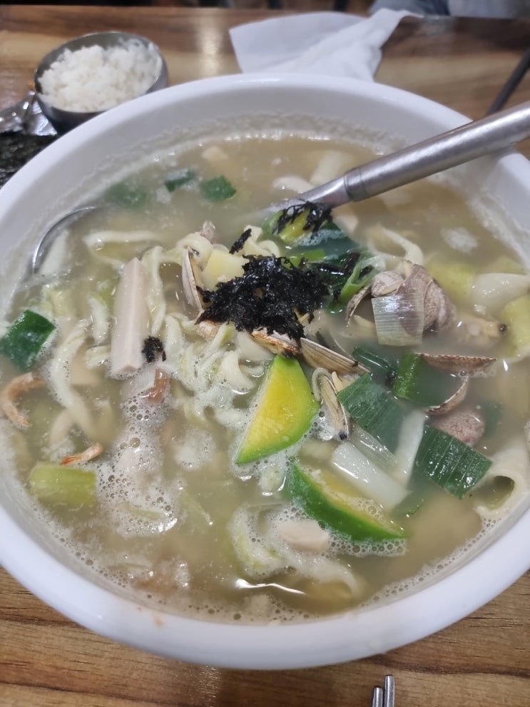 마산칼국수 "유가네칼국수" 점심맛집