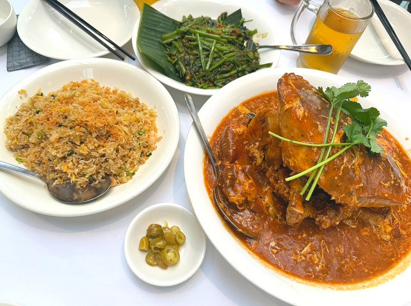싱가포르 맛집 마리아나샌즈베이 칠리크랩으로 유명한 팜비치레스토랑 예약, 물티슈 후기