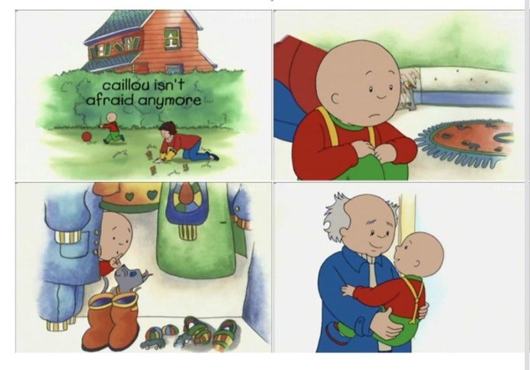  Caillou isn't Afraid Anymore / 까이유로 영어공부하기