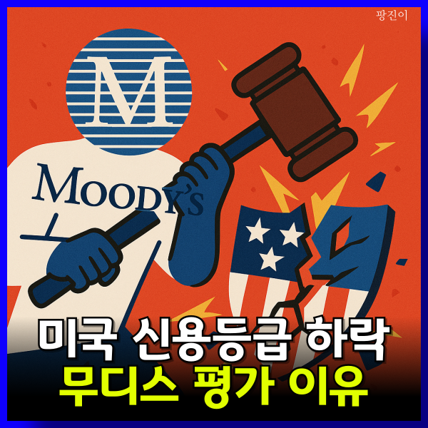  무디스 미국 신용등급 평가 하락 이유