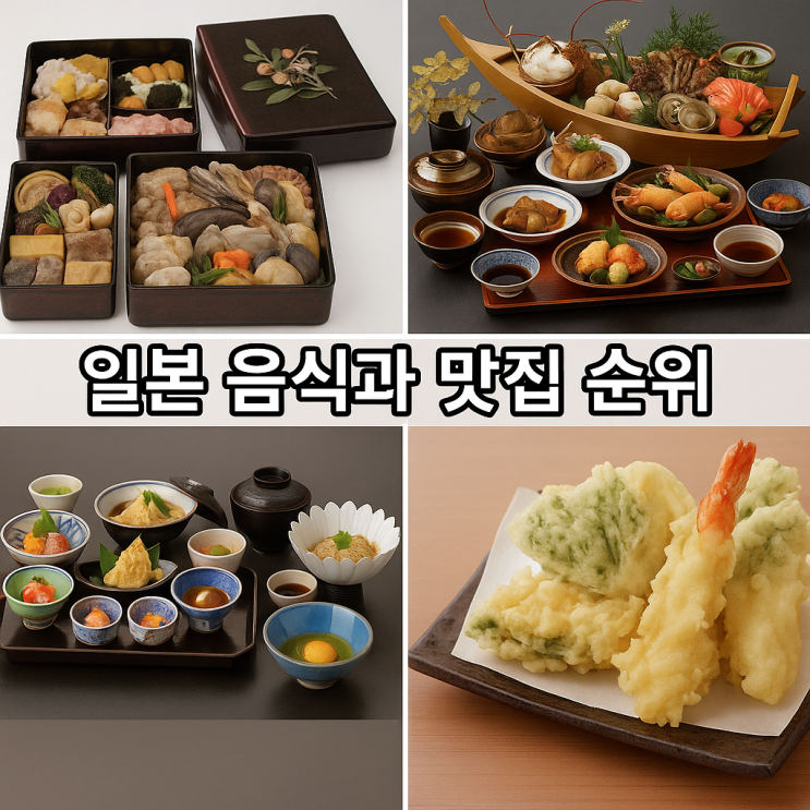  일본 여행, 지역별 1위 맛집 완전 정복!