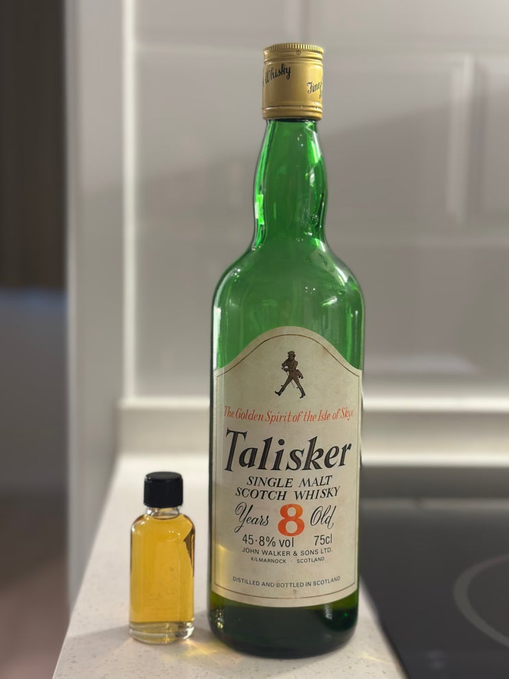  탈리스커 8년 1970년대 리뷰 (talisker  8 year)