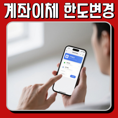  각은행별 계좌이체한도변경 방법