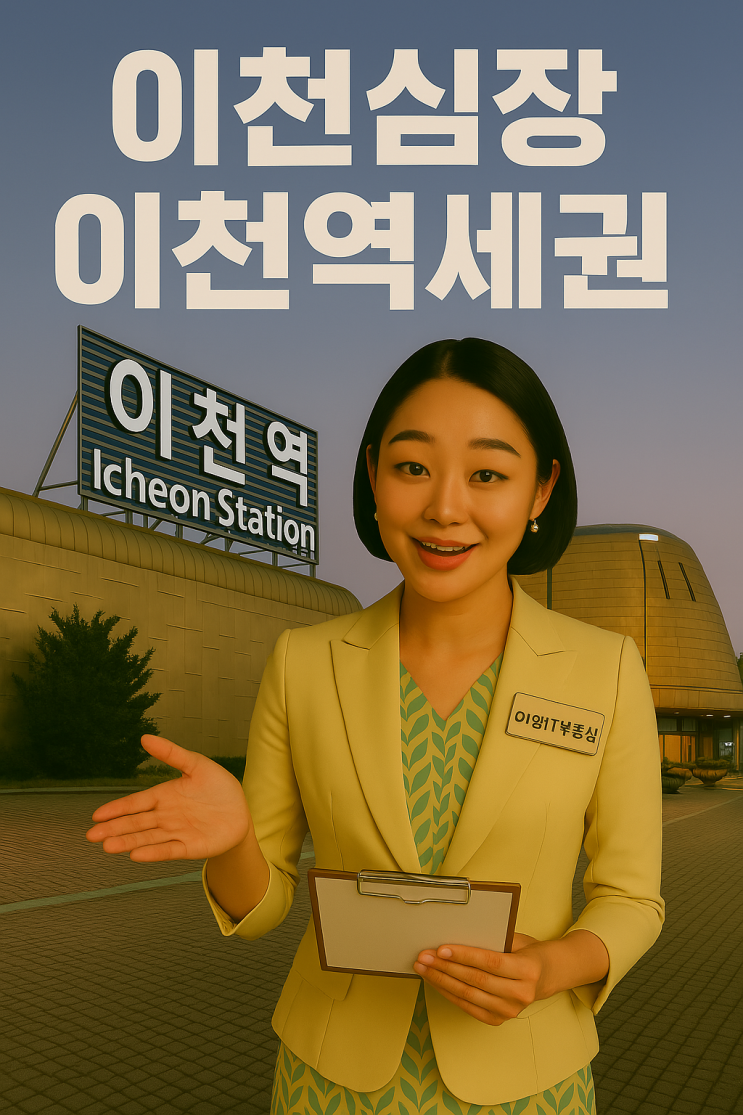  [이천 투자 황금라인!] 이천역세권 & 중리신도시 & 행정타운, 트리플 시너지 폭발! (미래가치 분석)