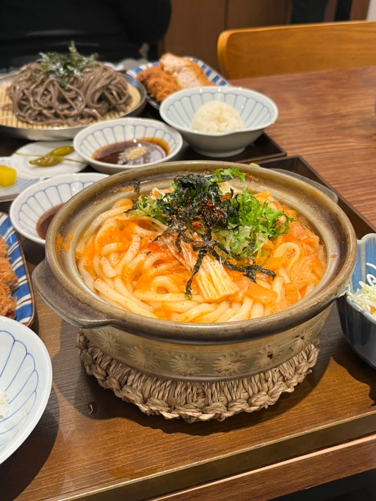  동묘앞역 맛집 동묘구제시장 근처 일식 우동 돈까스 텐동 추천 소바의 온도