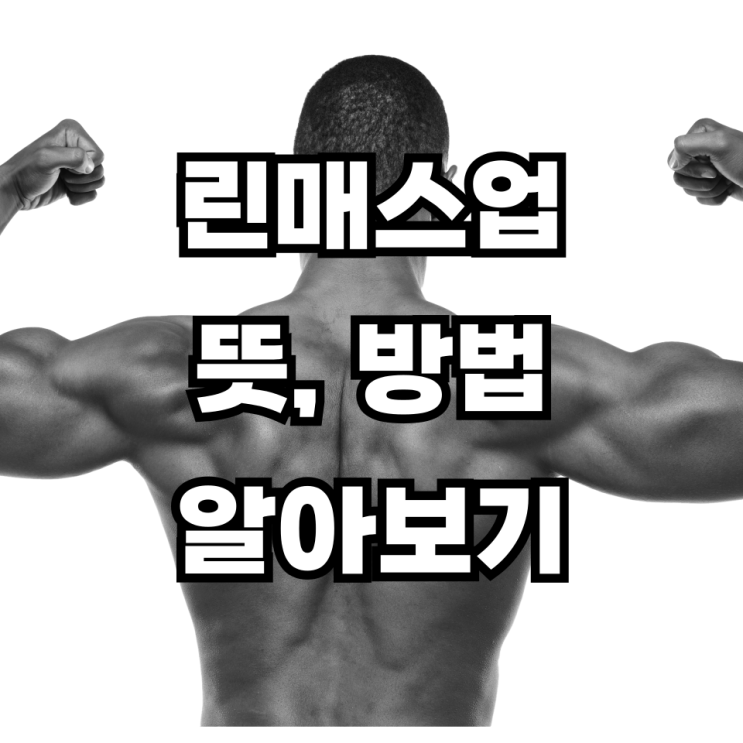 린매스업 뜻, 근육은 키우고 지방은 최소화하는 방법!