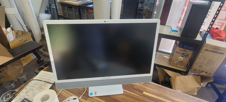  청주 동남지구 컴퓨터 수리, 포맷부터 윈도우 설치까지 – 올인원PC SSD 업그레이드 출장 수리[착한컴퓨터]