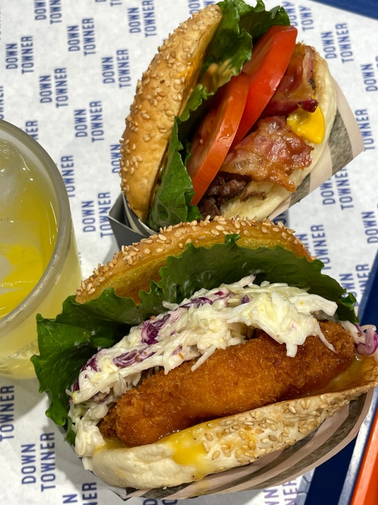  천안 신세계백화점 맛집 – 피자 & 수제버거 맛집 다운타우너앤클랩피자 (클랩피자/다운타우너)