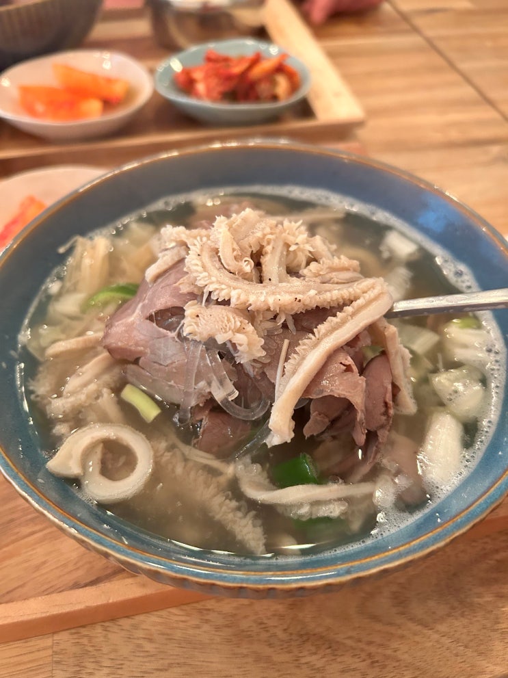  인천 3대 곰탕 송도 도가니탕 맛집 한소곰식당 송도점