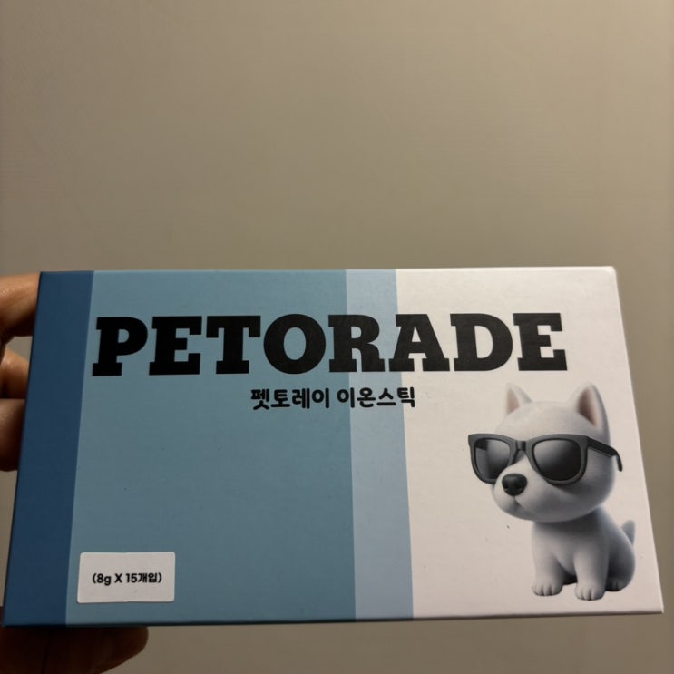  반려견영양제 / 우리 강아지의 수분보충을 책임진다 [ 펫토레이 이온스틱 ]