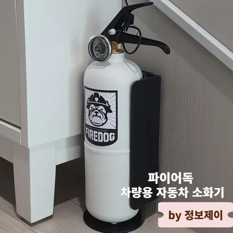  차량용소화기 의무화 파이어독 차량용 자동차 소화기 사용 후기