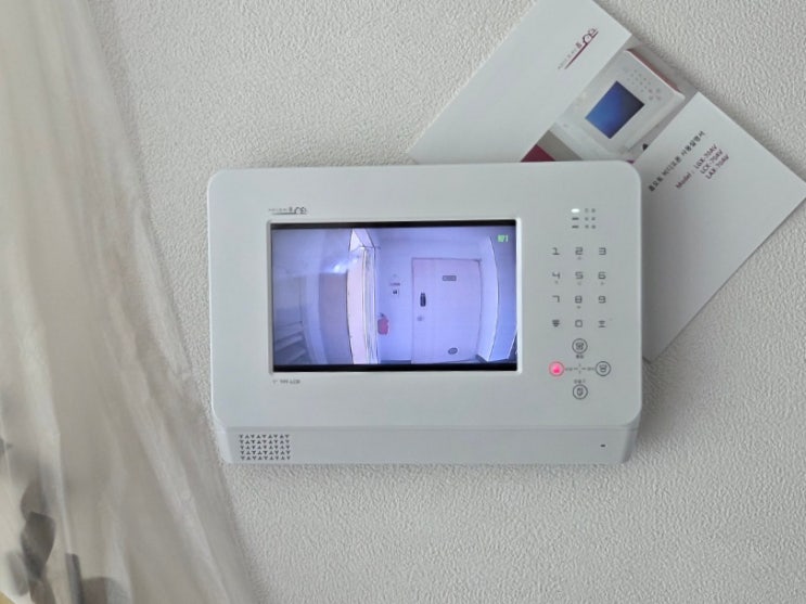  수원 영통구 영통동 청명마을휴먼시아4단지 링스 비디오폰 LCX-70AV 교체 설치