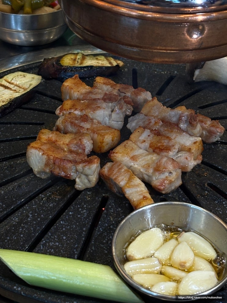  마곡나루 고기 회식장소 빽돈 삼겹살맛집 흑돼지 김치찌개