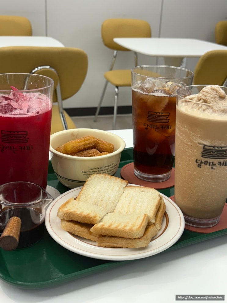  방화 맛집 브런치카페 달리는커피 방화역점 카야버터토스트