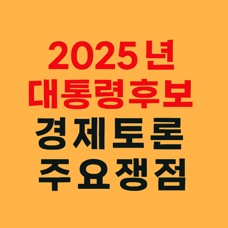 대통령후보 김문수 <b>이재명</b> TV<b>토론</b> 쟁점 요약.공약과 <b>정책</b>