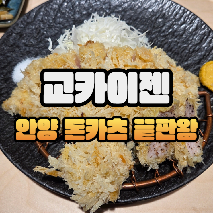  흠잡을 데 없는 안양 돈까스 맛집 교카이젠