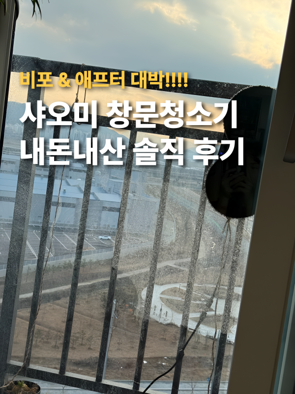 샤오미 창문 로봇청소기 미홀 C66S, 두번째 내돈내산 후기!